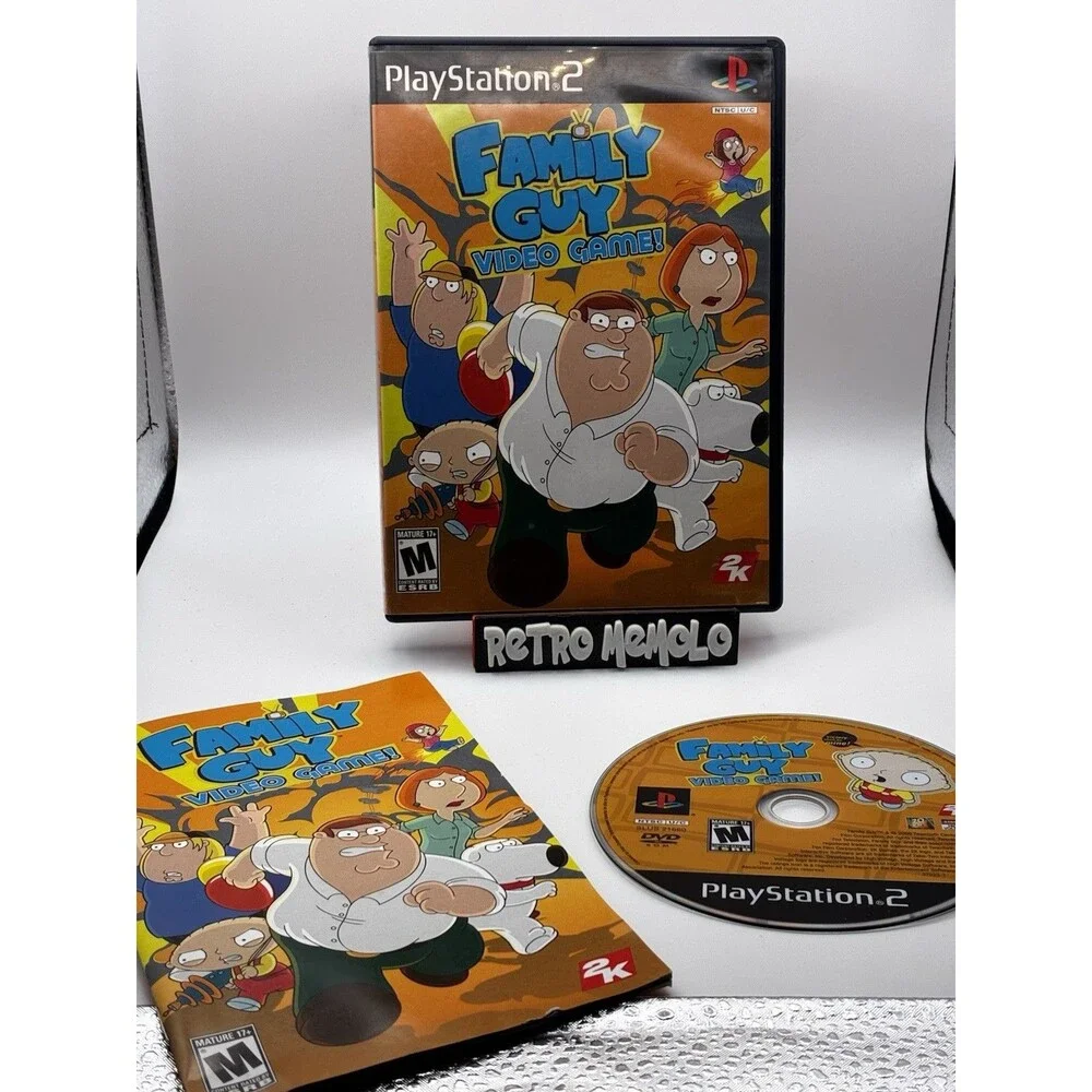 Family Guy Video Game! (PS2, 2006) *CIB* Great Condition* Black Label* Tested!